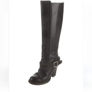 Chloé Womens Tall Riding Leather Heels Boots shoes sz EUR 38/8